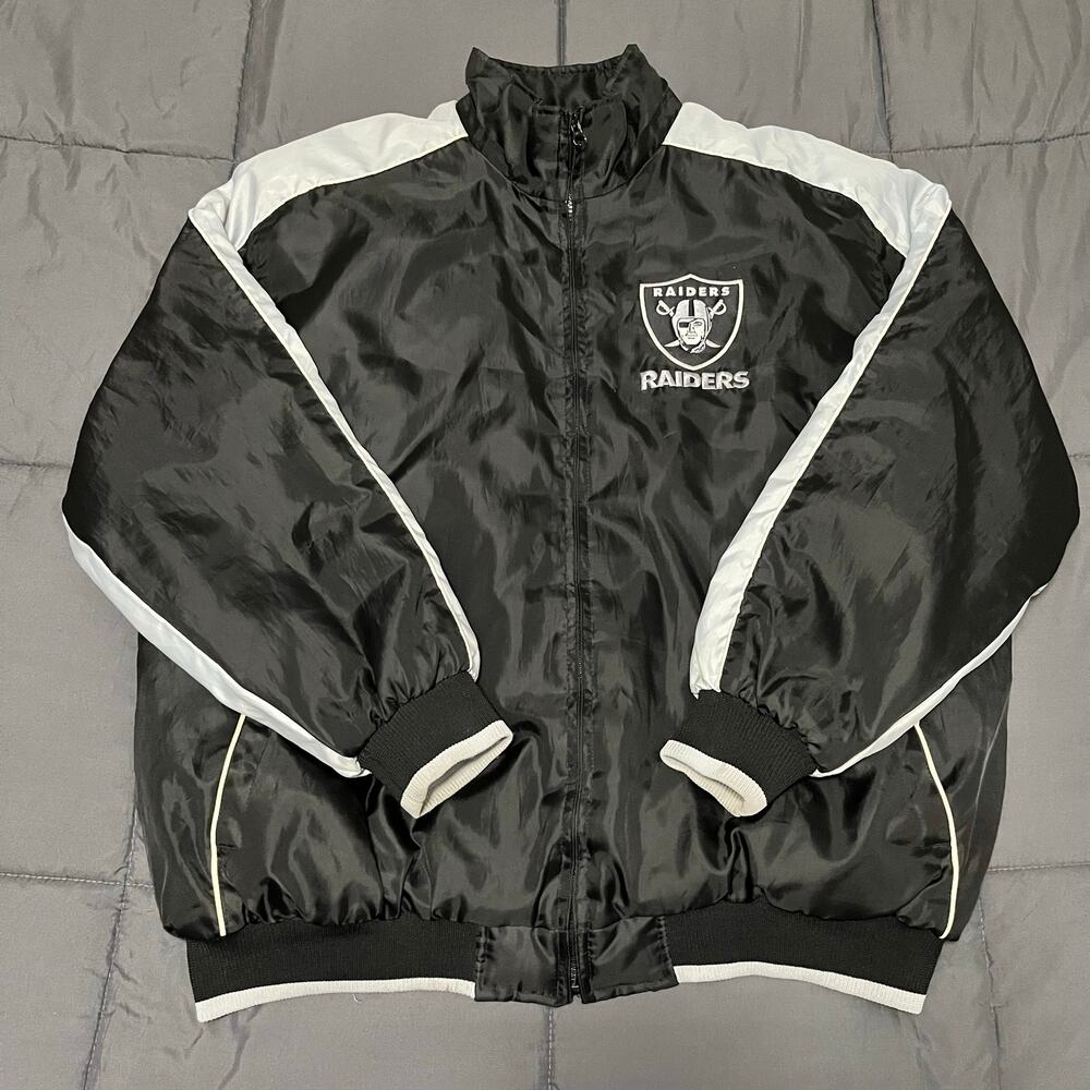 Vintage Las Vegas Raiders Nfl Puffer Jacket Mens XL